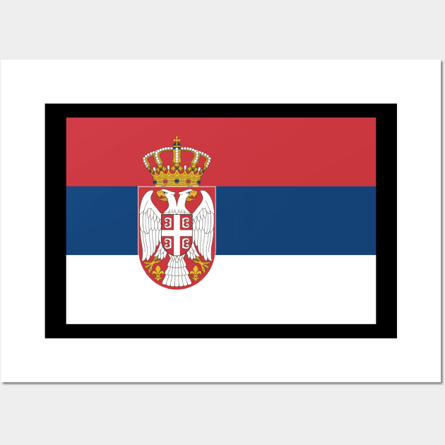 Serbia Wall Art by Wickedcartoons